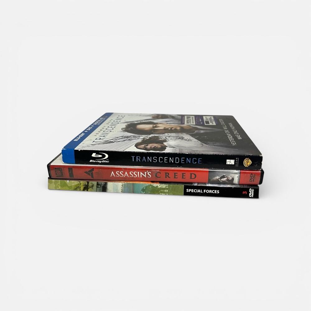 Action Movie DVD Blu-ray Lot Assassin’s Creed Transcendence Special Forces
